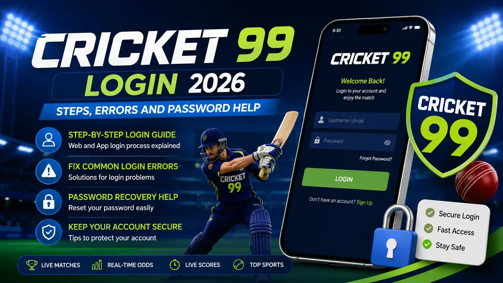 Cricket 99 Login